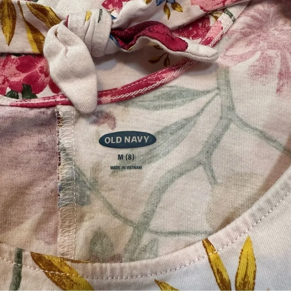 Old Navy Pink Floral Dress Flowers Summer Dress | Girls Size Medium